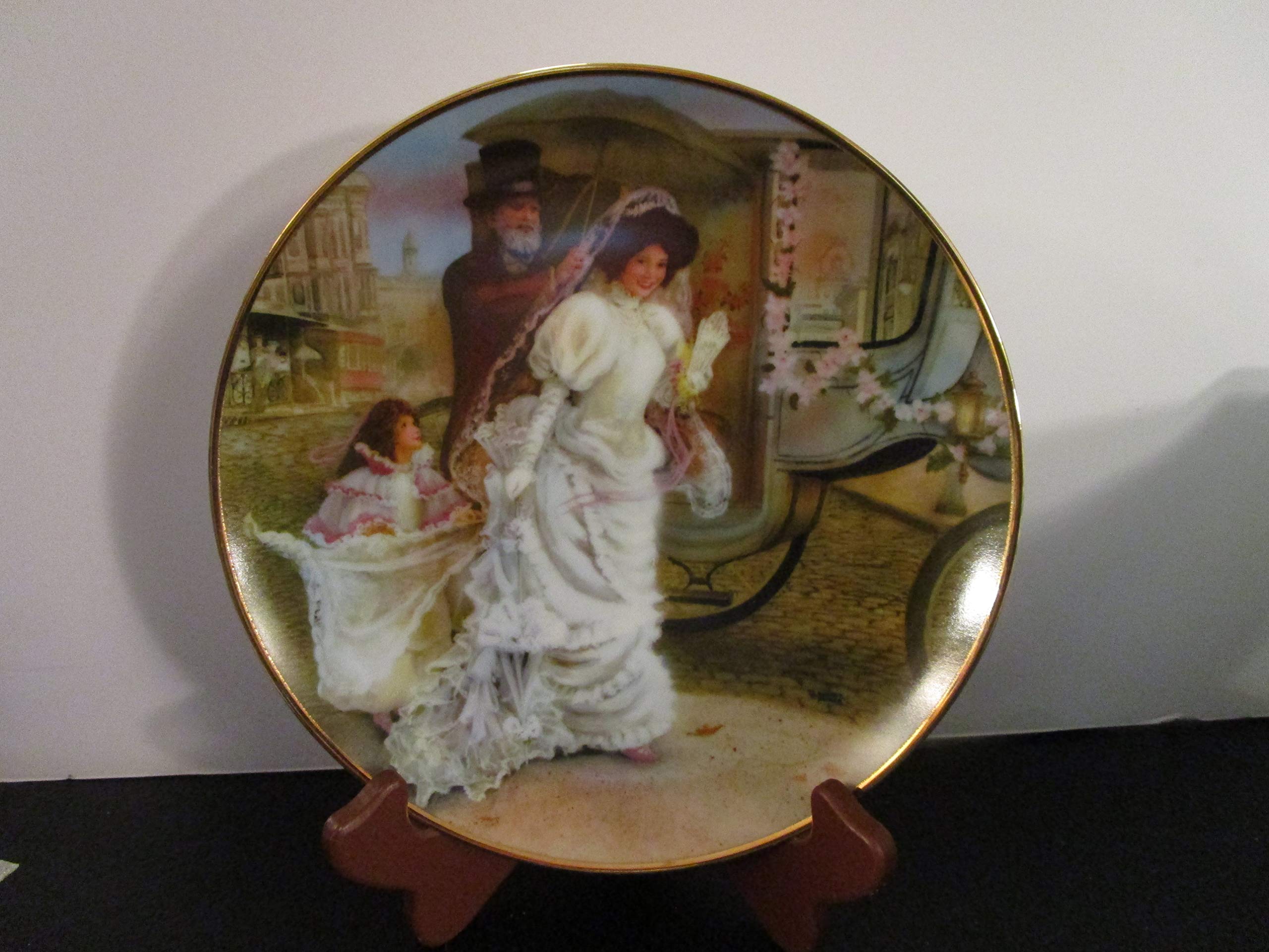 Artaffects Collectible Plate Jacqueline by Rob Sauber Dated 1986.
