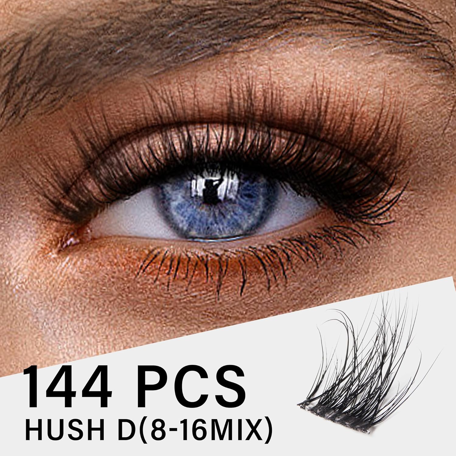 Lash Clusters 0.05mm Individual Lashes, 3D Wispy Lashes Clusters,