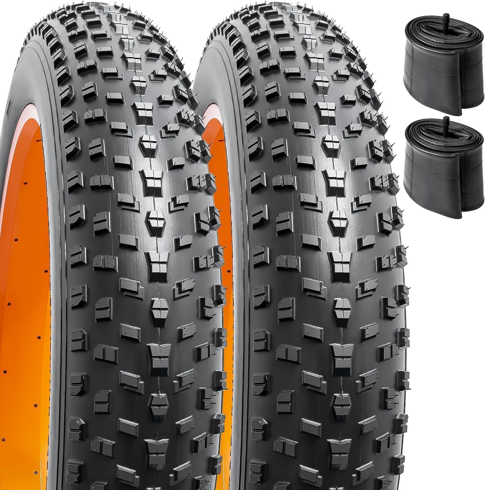 YUNSCM 26" Mountain Fat Bike Tire 26x4.0/100-559 Compatible with Mountain E-Bike