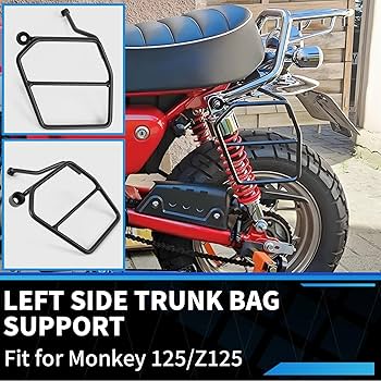 Amazon | GFARDMOTO オートバイ左側トランクバッグサポート 左