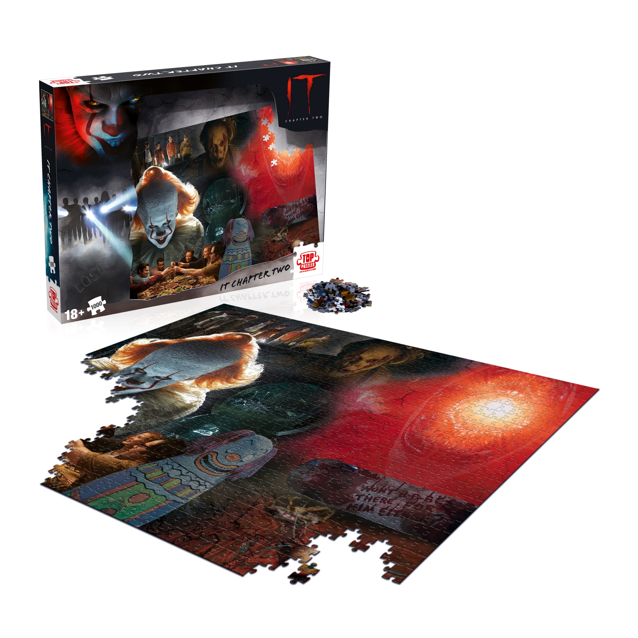 Winning Moves Horror Puzzle 1000 Teile IT - Puzzle für Erwachsene und Kinder