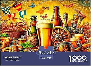Comprar Cerveza Drawn Puzzle De 1000 Piezas, Juego Educativo, Desafío, para Adultos Y Niños Mayores De 12 Años Un Rompecabezas Desafiante - Decoración del Hogar 70x50cm/1000pcs