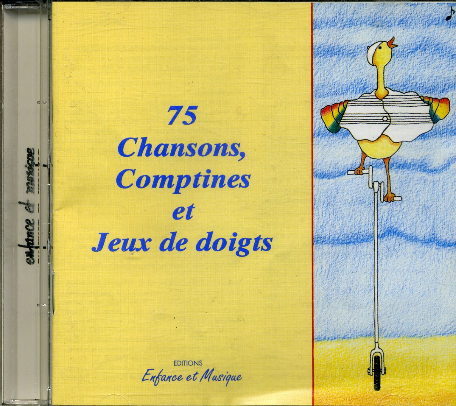 75 Chansons Comptines Et Jeux De D [Audio CD]