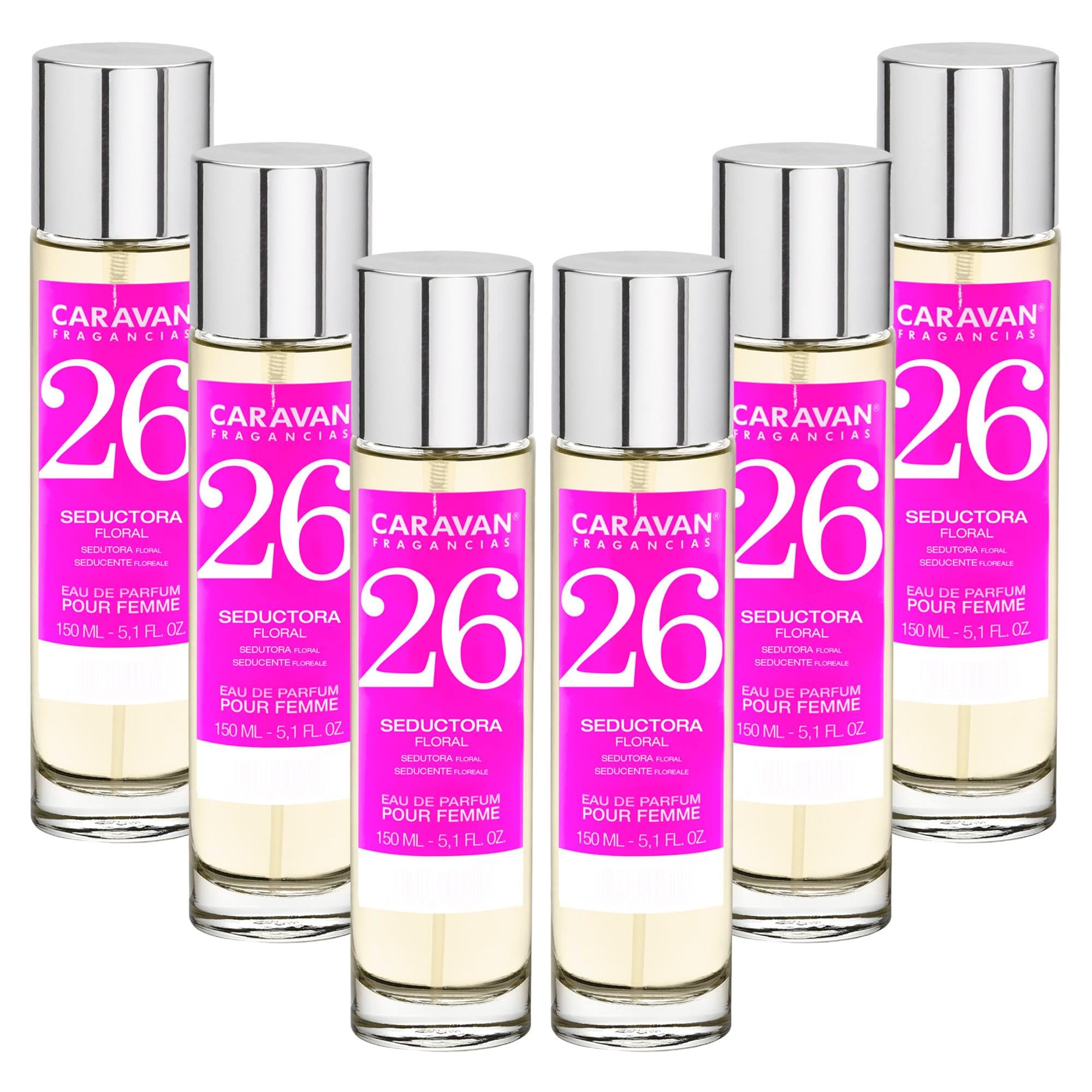 Set de 6x 150ml Caravan perfume de mujer Nº26