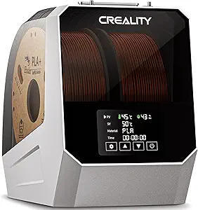 Creality Filament Dryer Box,Dual-Spool Creality Space Pi Filament Dryer Plus with 360° Fast Heating & PTC Heater,4" Touch Screen,Compatible PLA,Silk PLA,ABS,PETG,TPU,Nylon,ASA,PC,PA & More