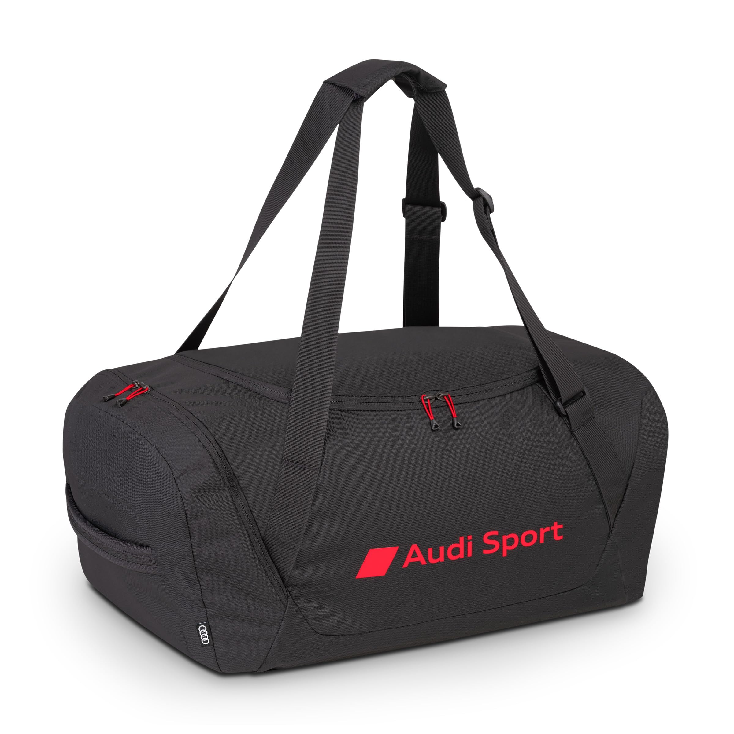 Audi 3152500500 - Borsa sportiva con scritta Audi Sport, colore: Nero