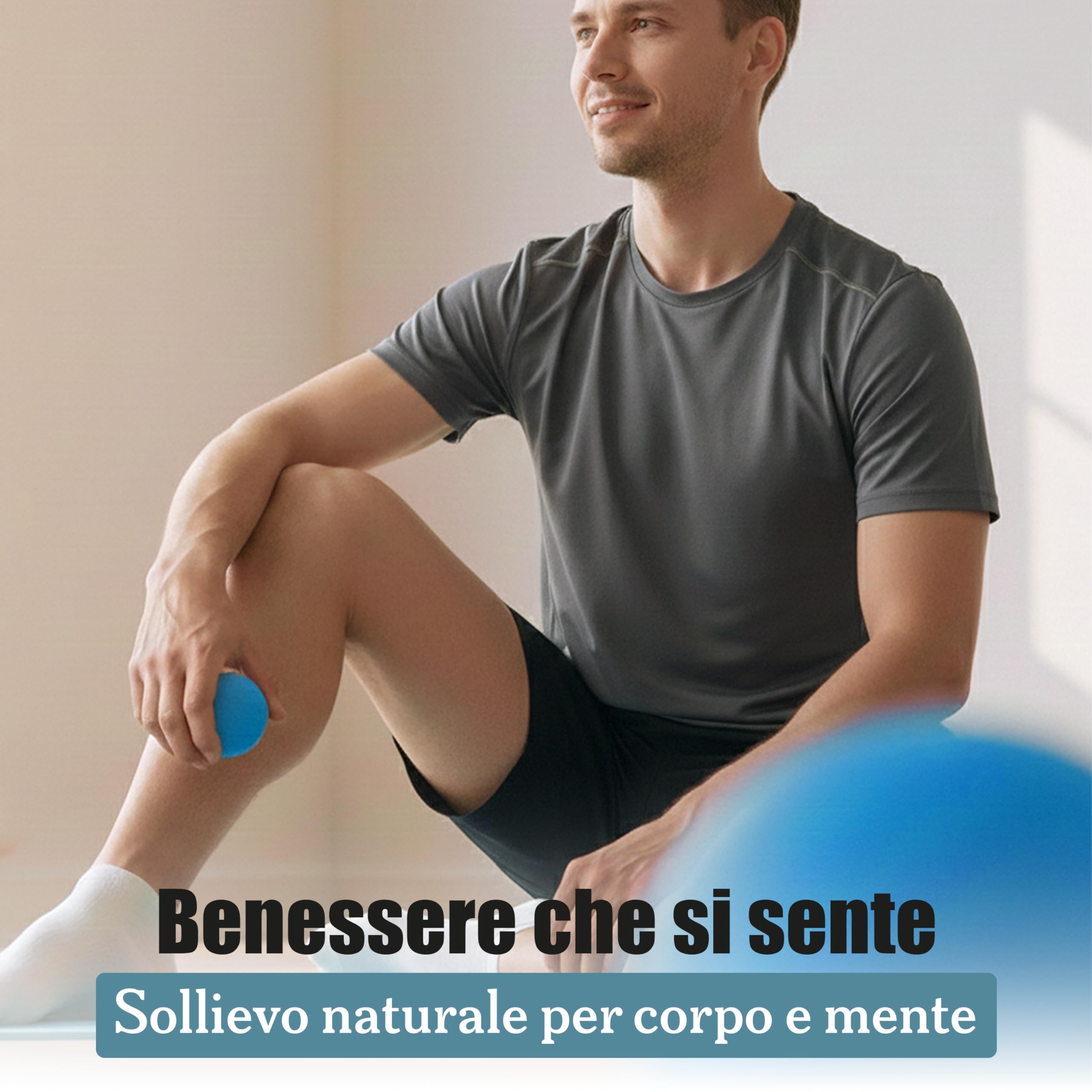 Pallina massaggio piedi in Silicone Set 2 Pezzi – Palle Massaggianti Muscolari per Piedi e Corpo
