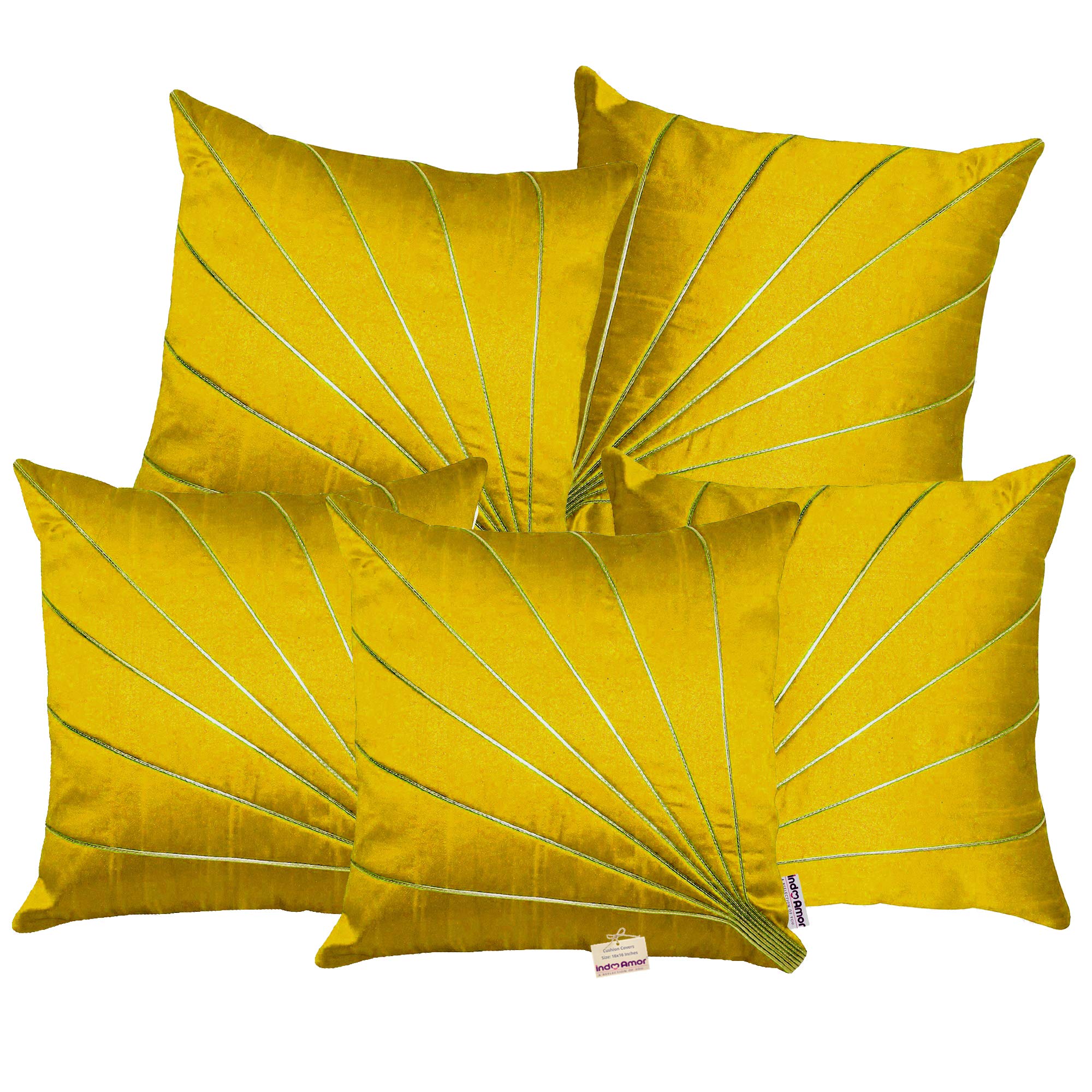 See full amazon price history chart for indoAmor Stripes Pattern Silk Cushion Covers (Yellow, 16x16 inches) - Set of 5 Pieces indoAmor Stripes Pattern Silk Cushion Covers (Yellow, 16x16 inches) - Set of 5 Pieces (B07PNXH4PJ) Amazon Price History, Amazon Price Tracker