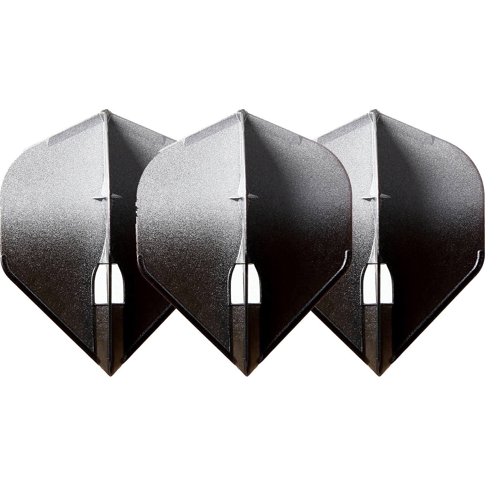 Condor Ailettes Axe Flight System Small Noir 27.5 Mm - Set De 3 Flights Avec Shaft Intégré