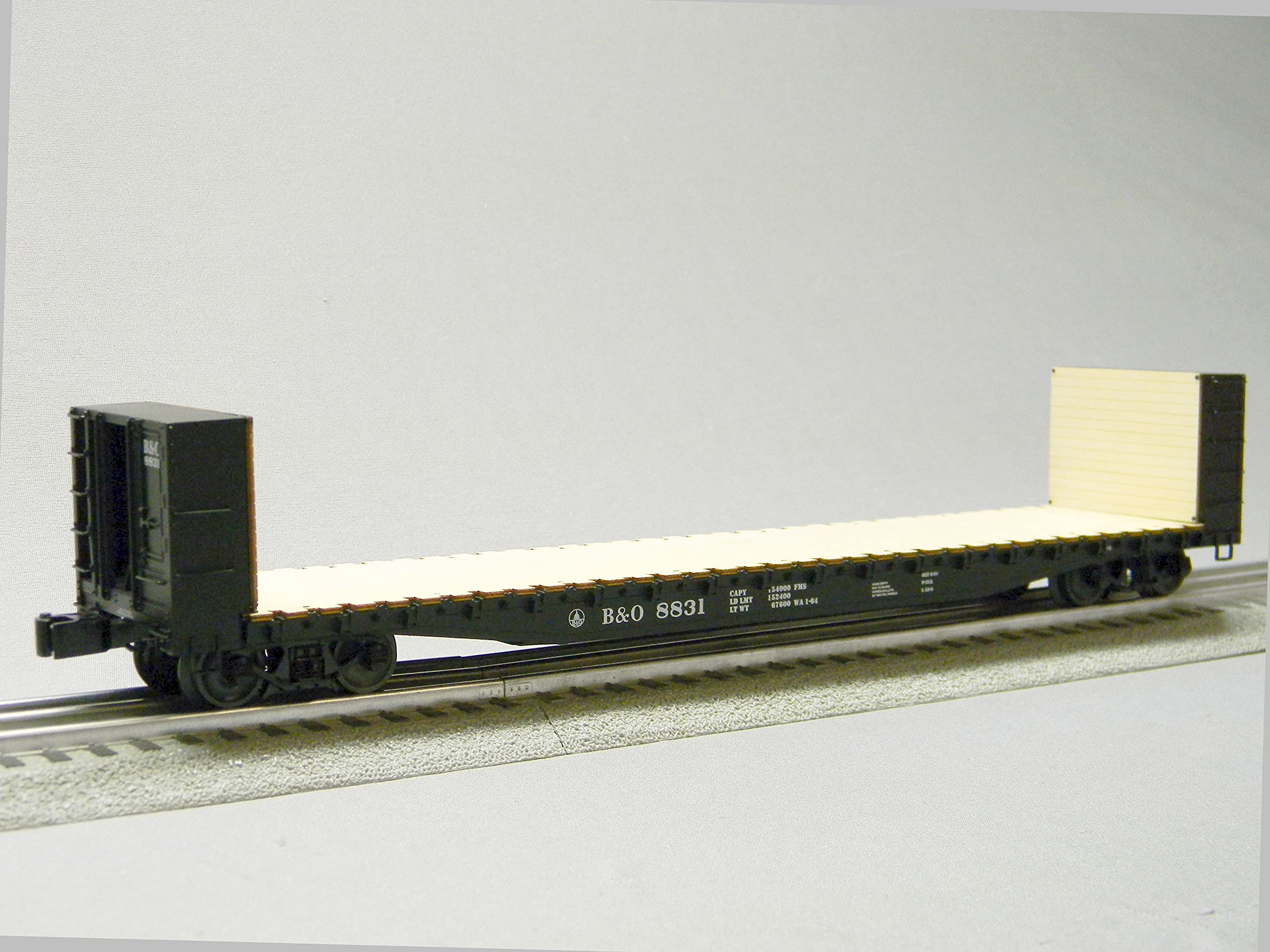Lionel B&O 50' Bulkhead FLATCAR #8831