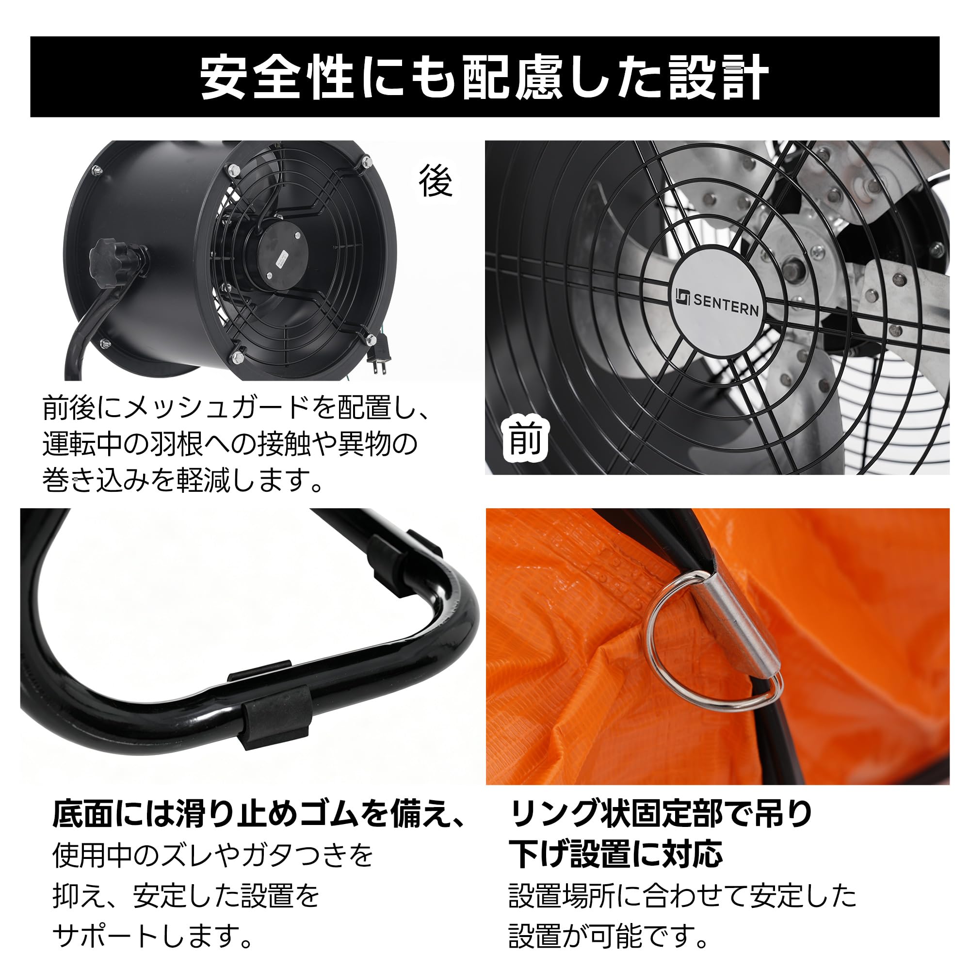 【10インチ 風量2100m³/h 羽根径 250mm】小型 強力 工業用扇風機 Amazon.co.jp: 森風ShinrinKaze 扇風機 業務用 12インチ 法人様向け