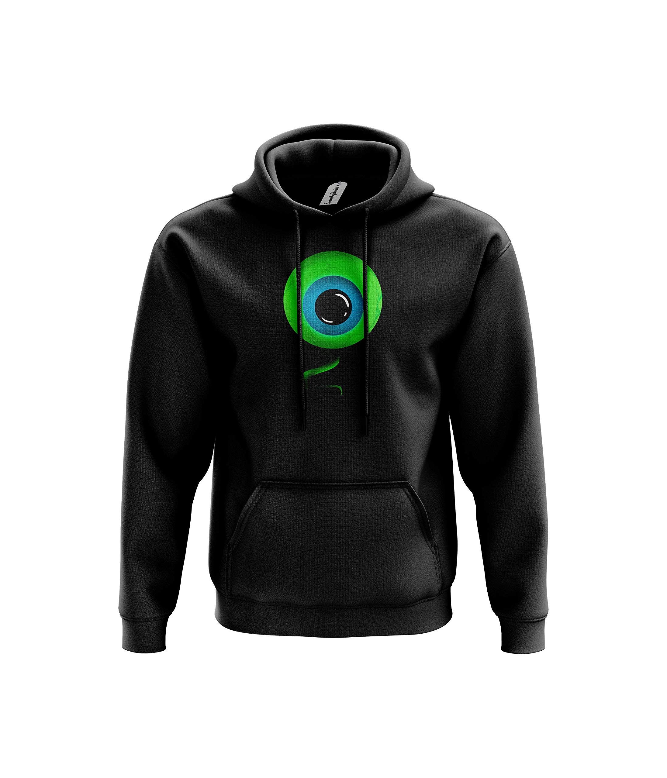 Willow Gifts - Jacksepticeye Hoodie- Gaming Vloggers Funny Presents Gifts Ideas Friend Teenager Twin Needle Stitch Detailing 80% Ringspun Cotton 20% Polyester Kangaroo Pouch Pocket (Medium, Black)