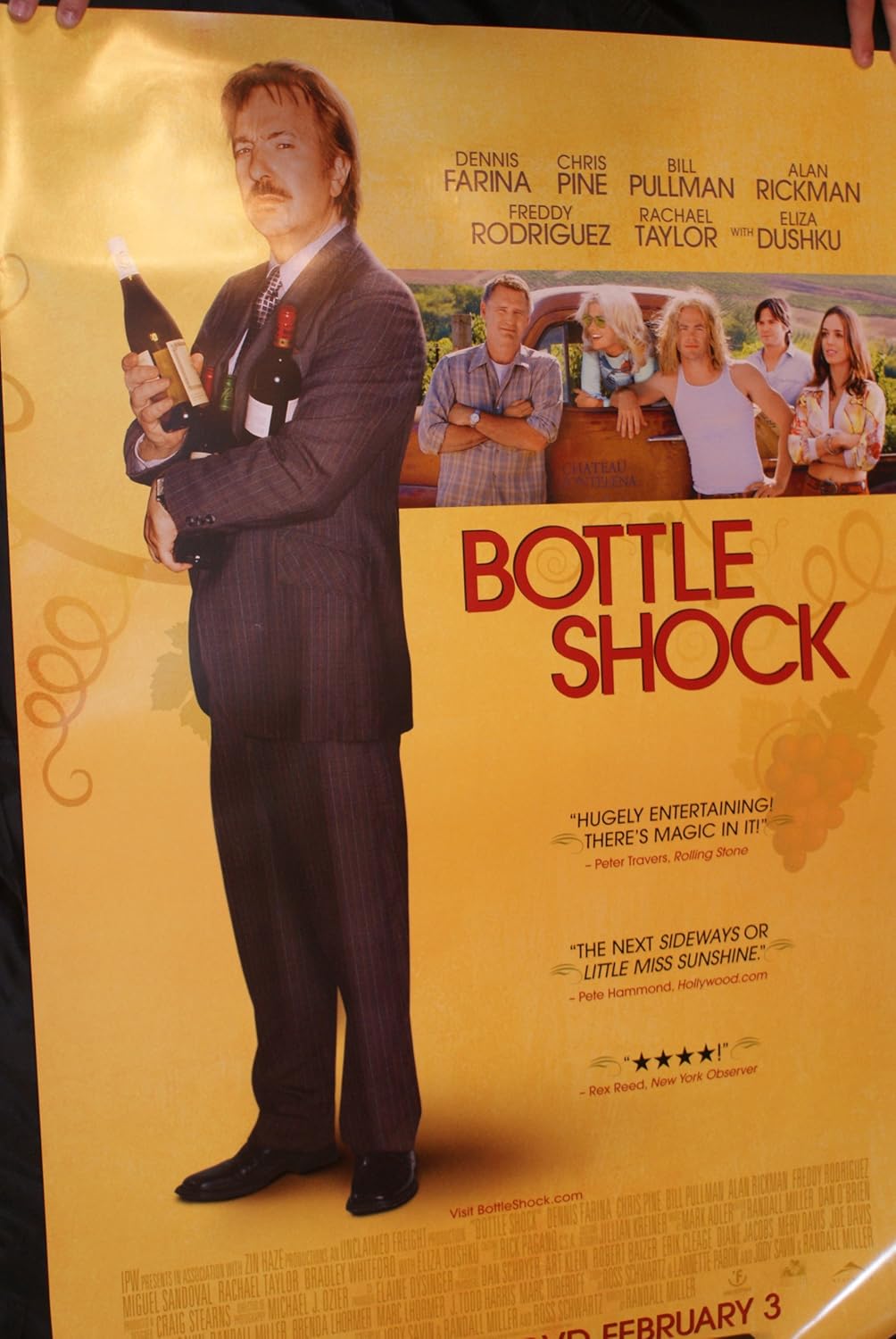 Bottle Shock Movie Poster 27x40 Home & Kitchen