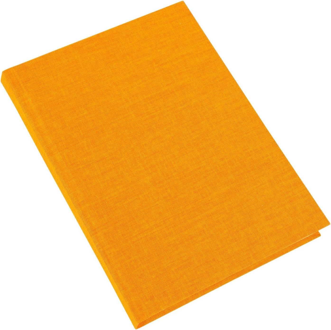 goldbuch 64 0101 Linen Notebook Summertime Note A5, Bullet Journal with 200 Pages Dotted Cream Paper 100 g/m², Acid-Free & Inkfast, Hardcover Notebook with Bookmark & Thread Binding Yellow