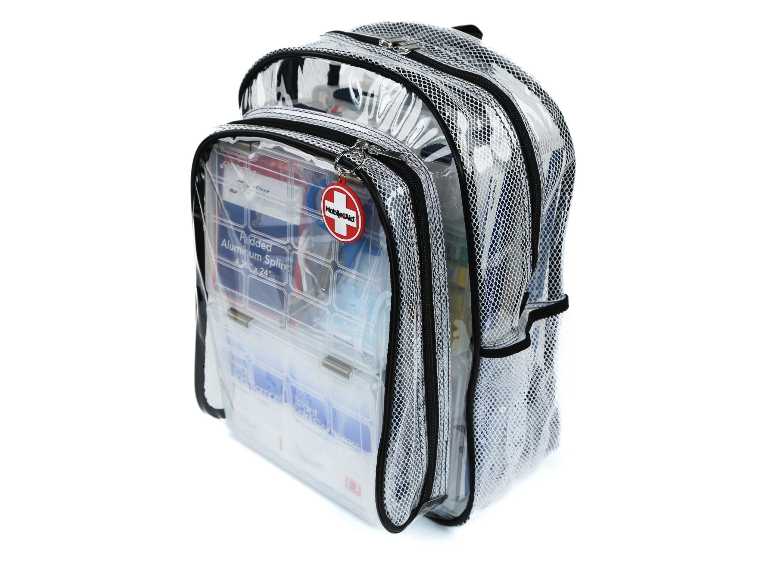 Rapid Care 3-Shelf First Aid Kit Cabinet, Class A+ ANSI/OSHA Compliant – 700+ Pieces – Wall Mountable Steel Cabinet – Serves up to 150 People