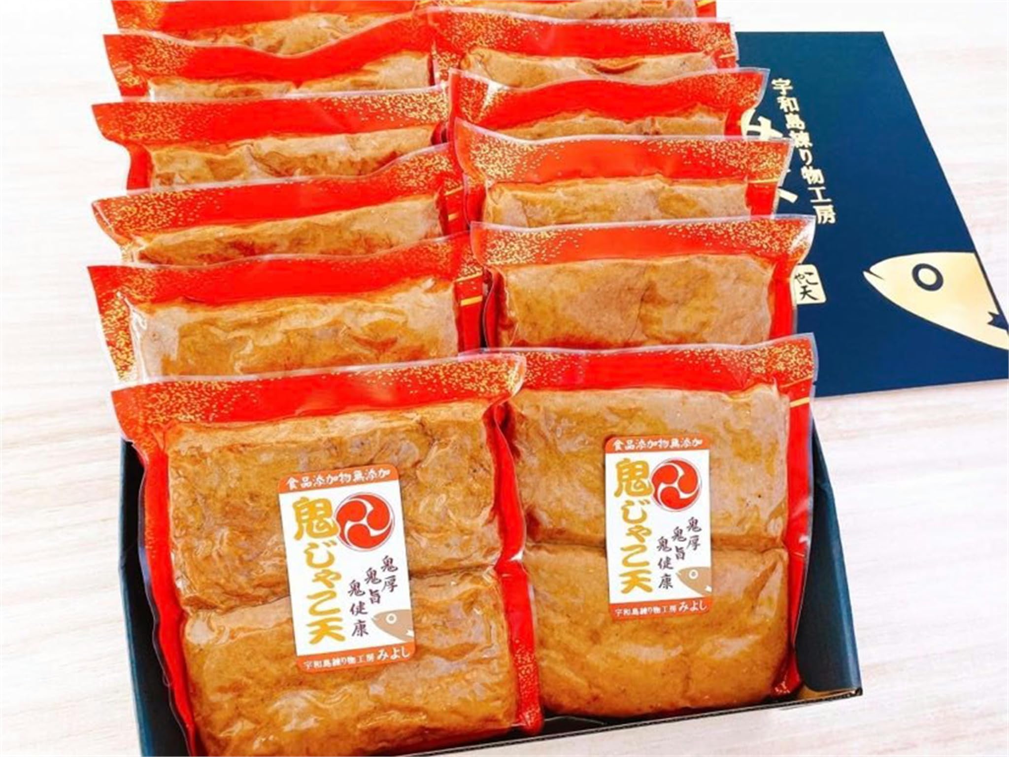 宇和島練り物工房みよし 鬼盛りセット 無添加じゃこ天 贈答用ギフトセット