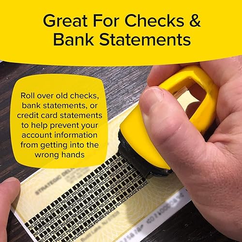 Miniatura 6 de ID Police Sello de rodillo de protección contra robo de identidad, como se ve en la televisión, el rodillo de protección de identidad policial ayuda