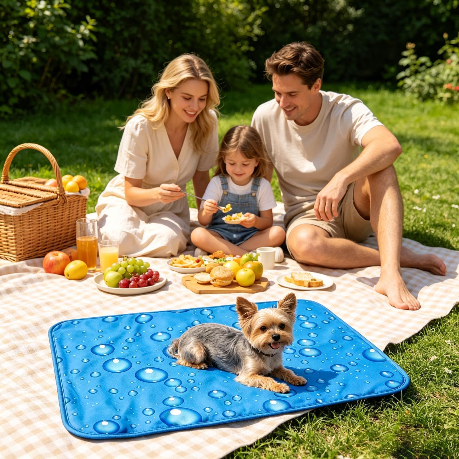 Tappetino Rinfrescante per Cani Cuccia Portatile Impermeabile Gel Lavabile | Tappetino Rinfrescante Estivo Cani Da Esterno Per Taglie Piccole Medie Grandi Da Interno Viaggio Campeggio