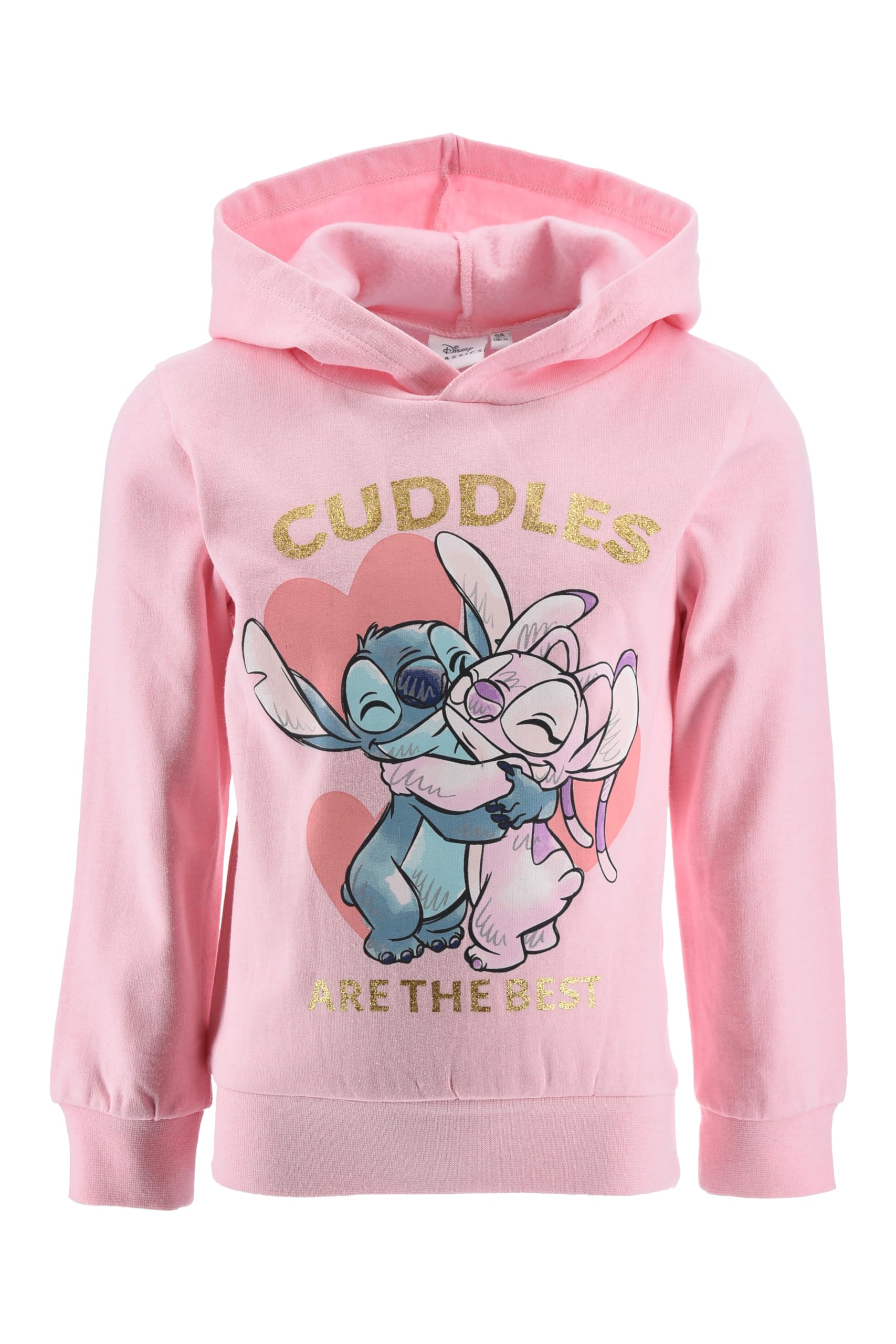 Disney Lilo et Stitch, Sweat Shirt, Fille (Rose,3 Ans)