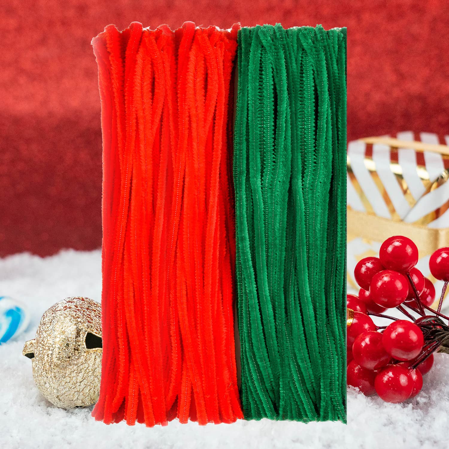 200PCS Aggiornato 20 Colori Pulitori Tubi Artigianato Steli di