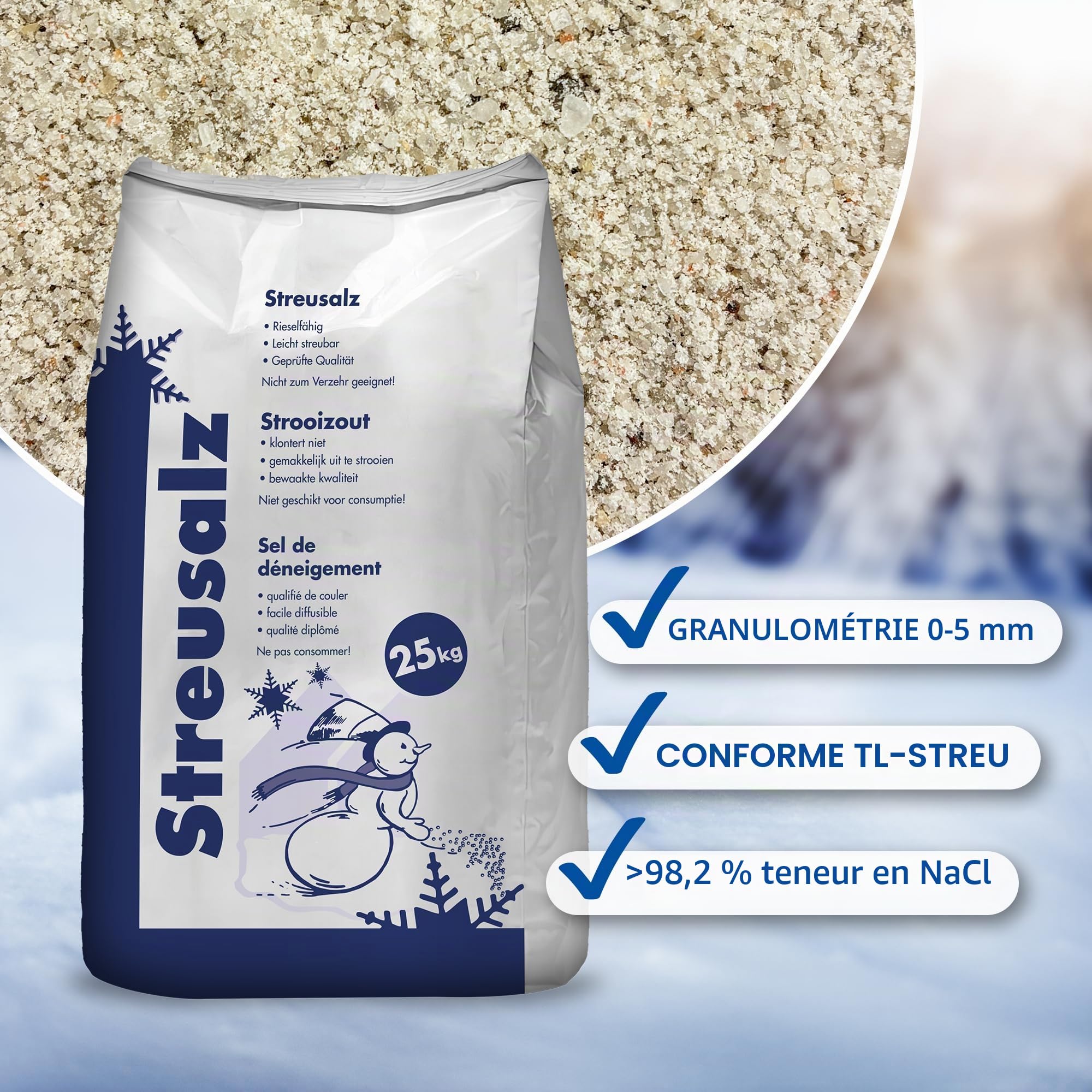 Sac de 25 kg de sel