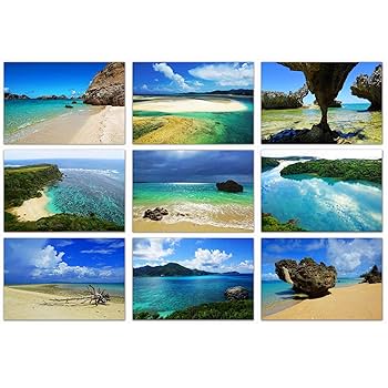 Amazon | 沖縄の海 ポストカード セット 綺麗 美しい 写真 癒し