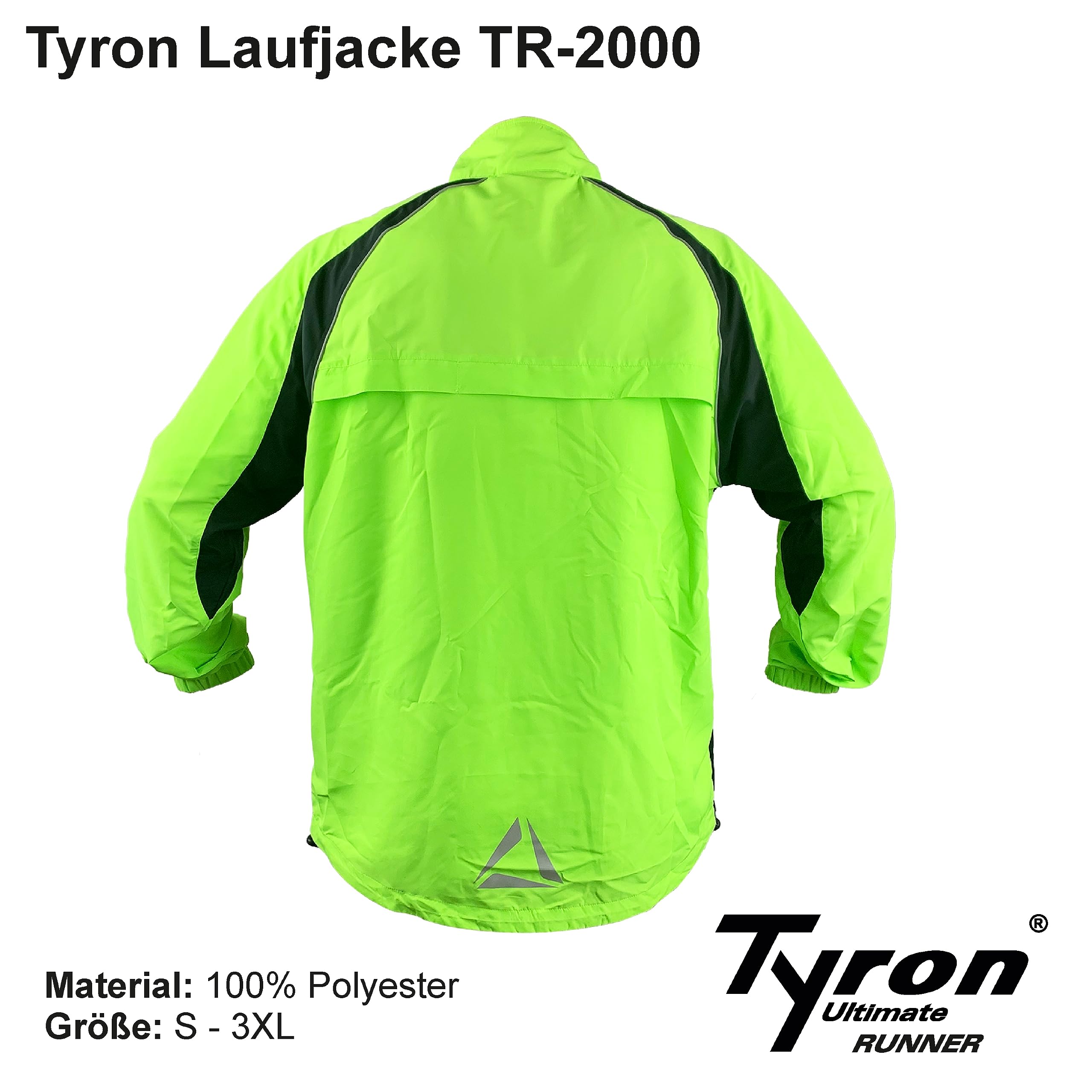 Tyron Veste de course TR 2000 - Pour homme et femme - Coupe-vent et imperméable - Perméable à l'air - Douce et légère - Idéale pour l'automne et l'hiver