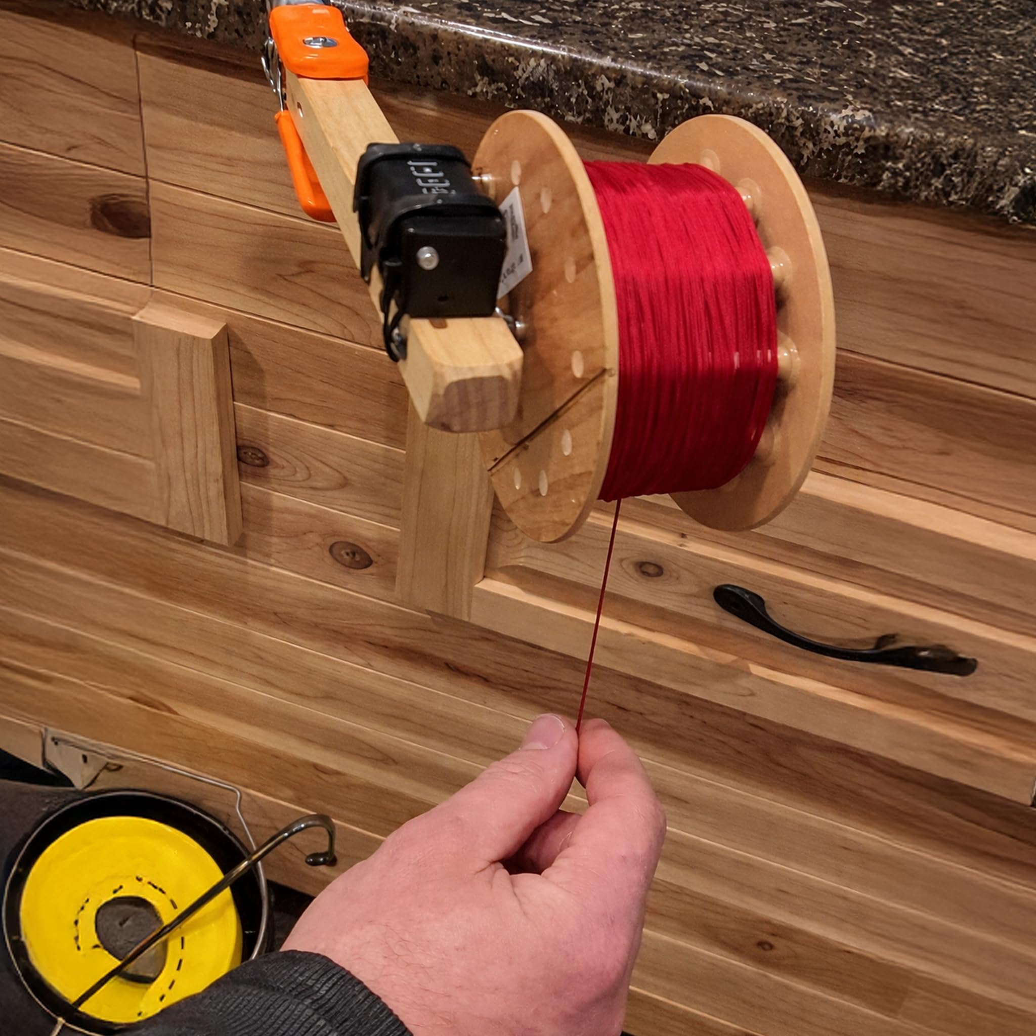 fish alert rattle reel CLAM Indicator with LED Light & Audible Alarm : Sports & Outdoors Team Catfish Jack Hammer turn the red center Size:4/0 6pk call_for_availability_0