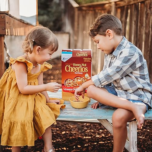 Miniatura 7 de Honey Nut Cheerios Heart Healthy Cereal in a Cup cereales sin gluten con avena integral tazas de cereales de una sola porción 18 onzas paquete de 12