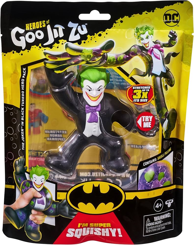 Amazon.com: Heroes of Goo Jit Zu DC Hero Pack - The Tuxedo Joker