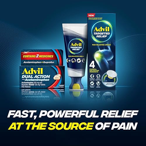 Miniatura 9 de Advil Cápsulas recubiertas de doble acción con acetaminofeno 250 mg de ibuprofeno y 500 mg de acetaminofeno por dosis equivalente a 2 dosis para