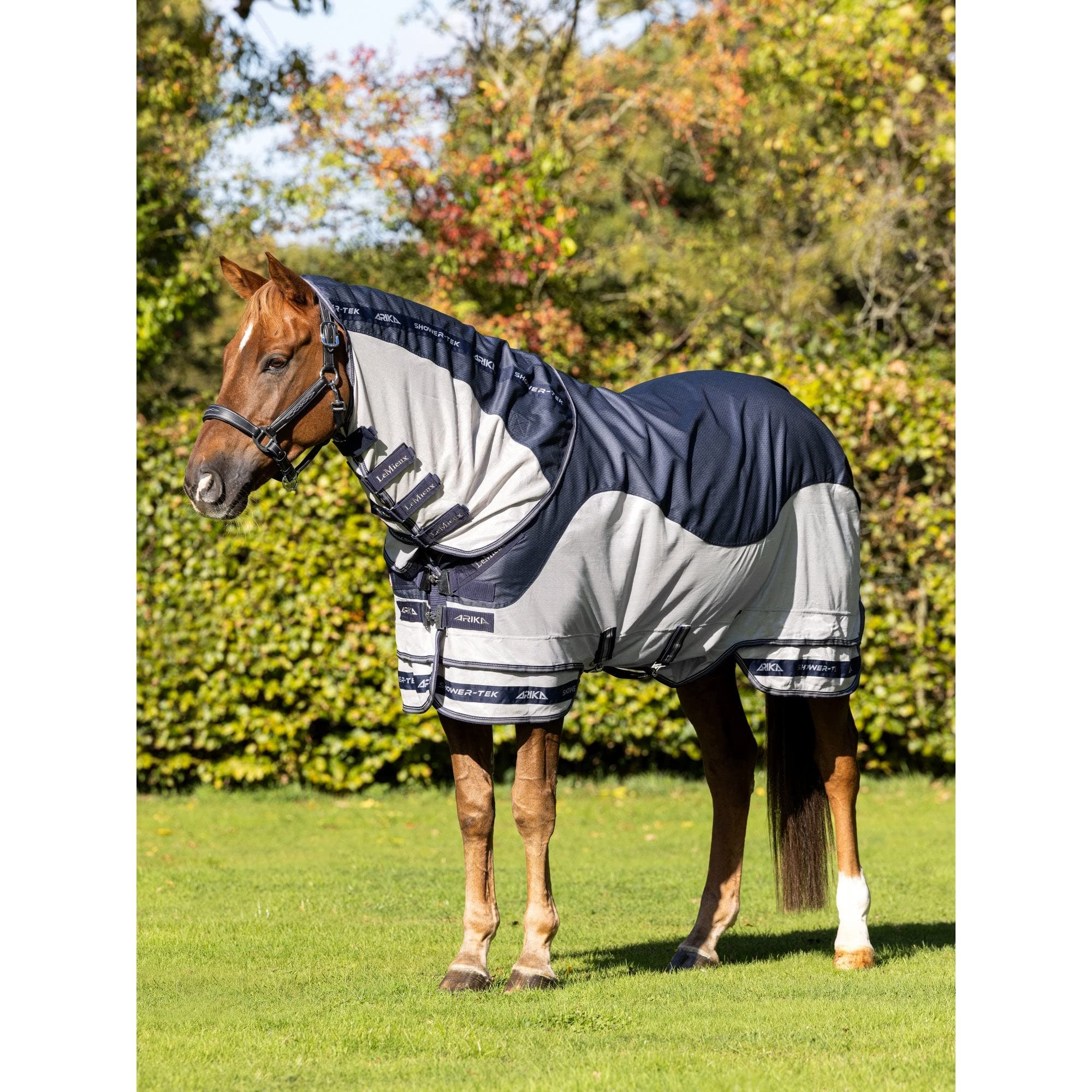 LeMieux Arika Shower-Tek Fly Rug - Silver 5ft6