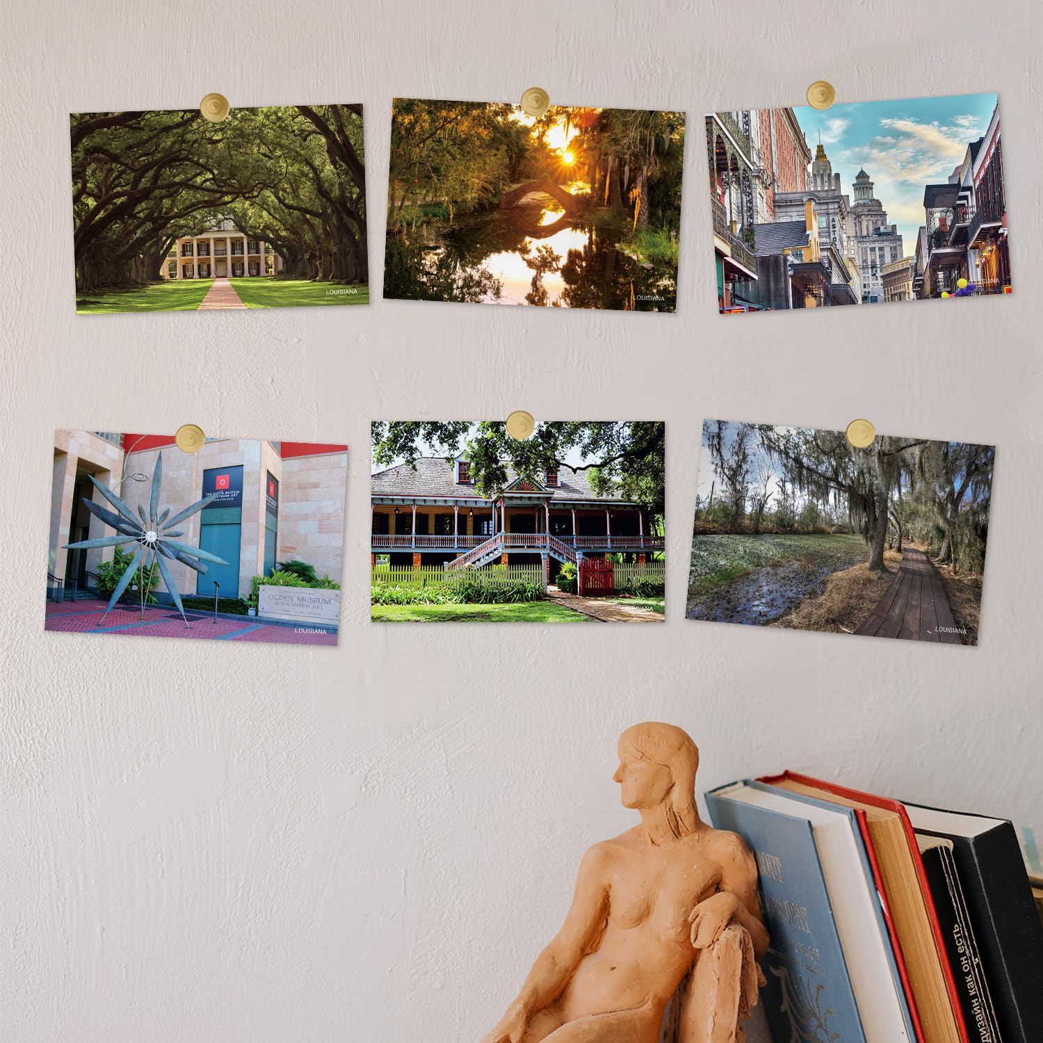 Vintage Louisiana Landscape Postcards - 20-Piece Set Of United States Scenic Views