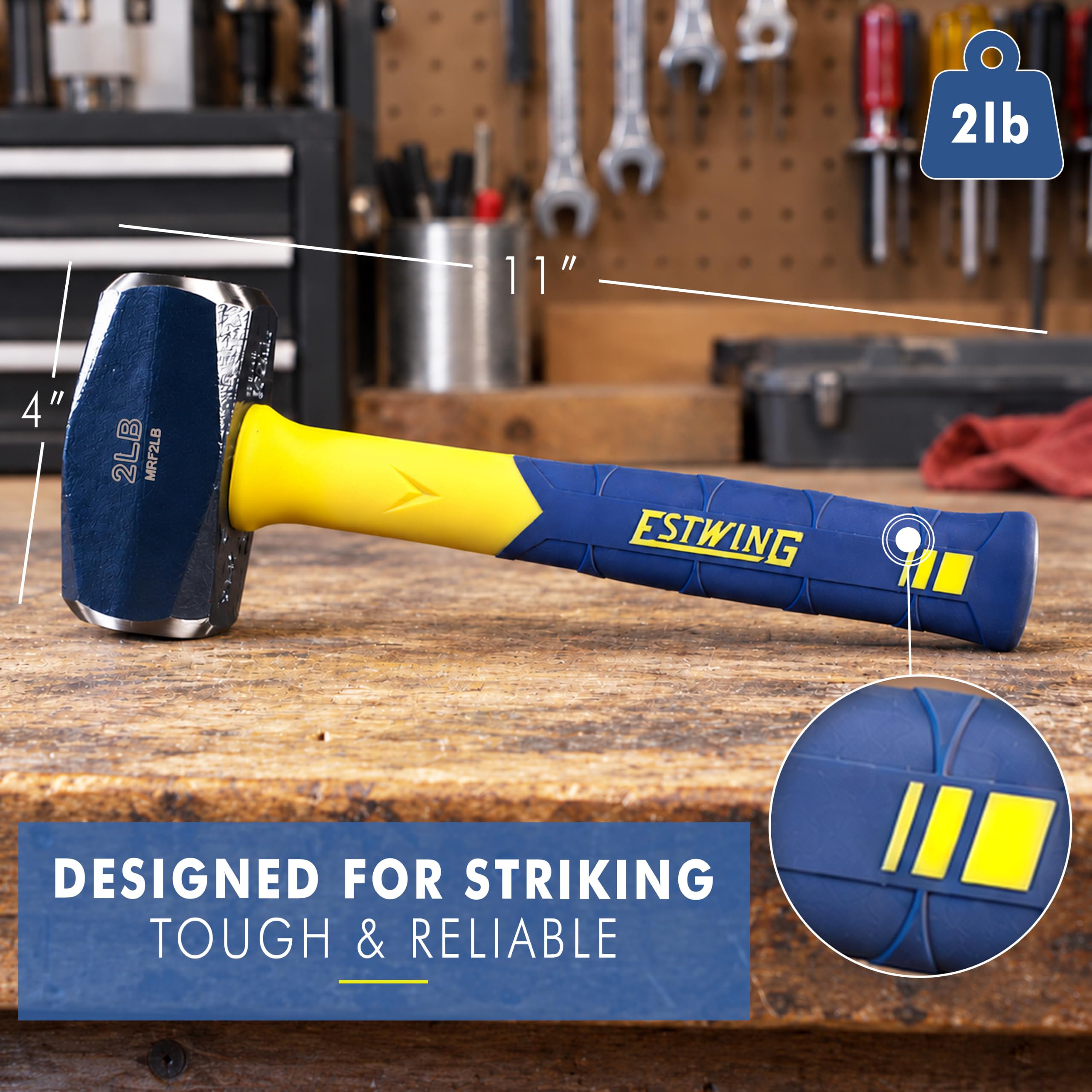 Estwing Sure Strike Hammer - 2lb Hand Sledge -2