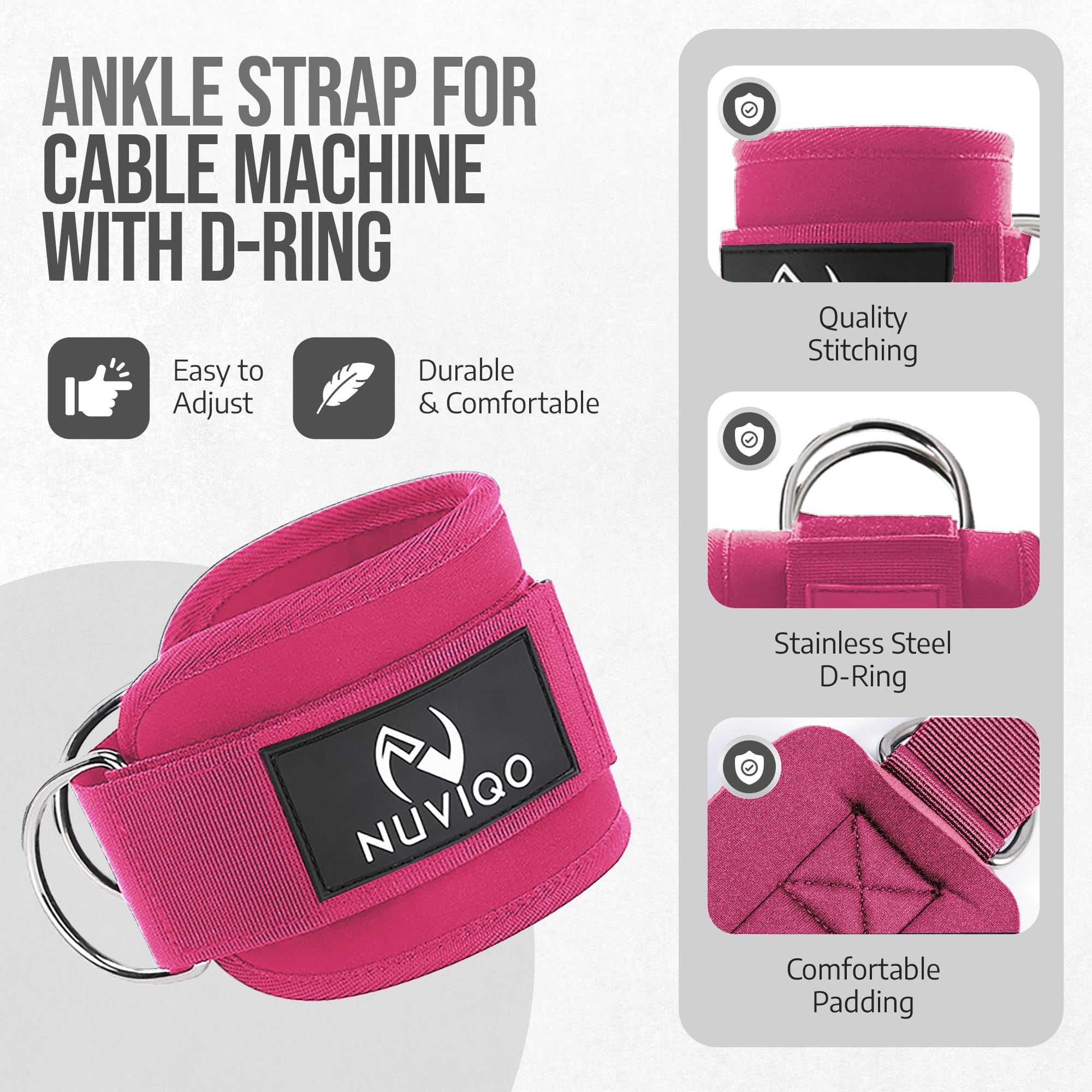 Juego de almohadillas para barra (rosa)