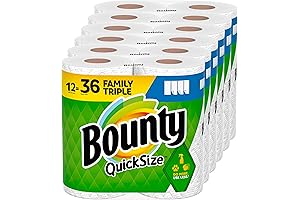 Bounty Quick-Size Paper Towels: The Super Absorbent, Family-Friendly Choice