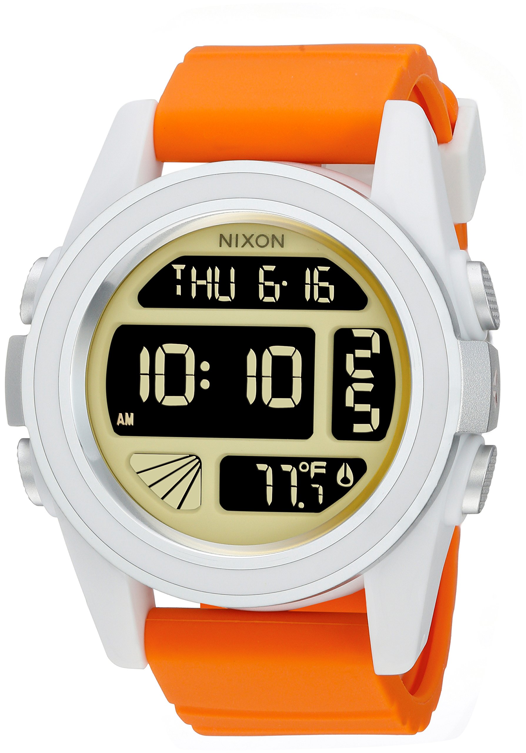 Nixon Mens Unit Sw Rebel Pilot Japanese Automatic Rubber Silicone