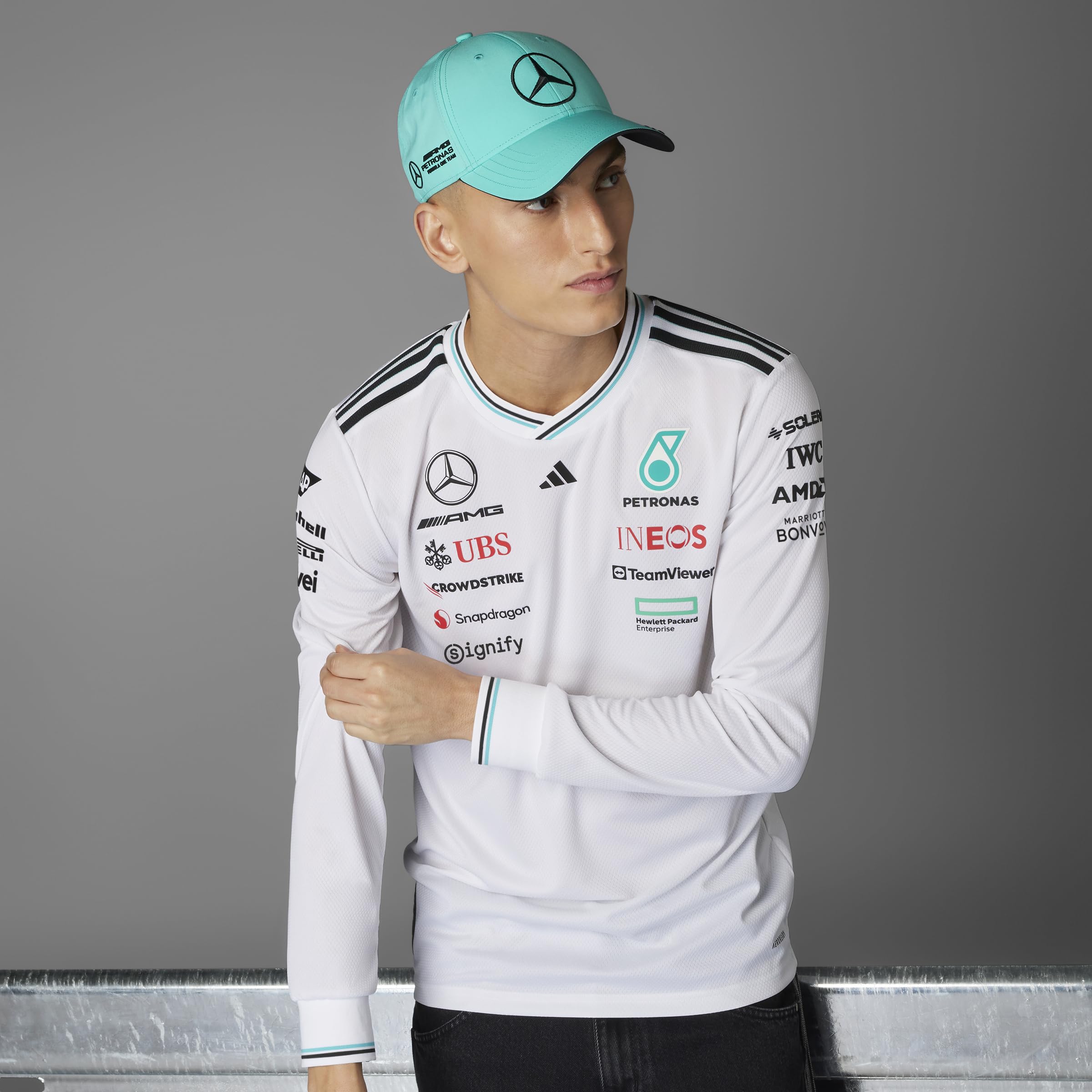 adidas Unisex Mercedes - AMG Petronas Formula ONE Team czapka kierowcy