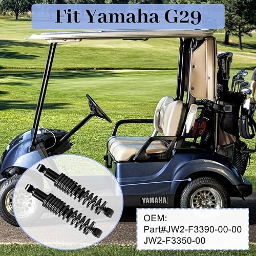 Miniatura 9 de iLSKW Yamaha - Amortiguador de carrito de golf resistente con resorte de 14 pulgadas para Yamaha Gas and Electric 1995-up, G14, G16, G19, G20, G22,