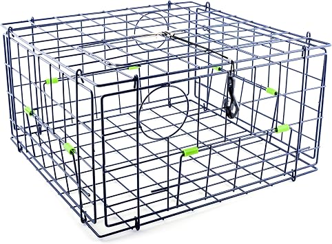 Danielson 24" Deluxe Fold-Up Crab Trap | Vinyl-Coated Steel Wire