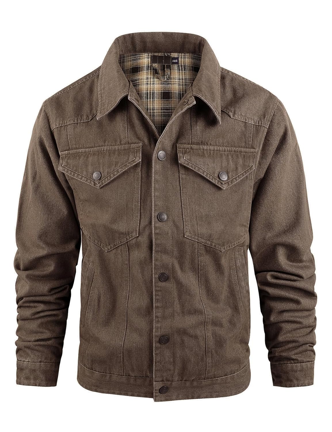 Flygo Jaqueta jeans masculina forrada de flanela, corte caubói, estilo ocidental, clássica, justa, vintage, resistente, casaco de caminhoneiro em promoção! Veja a oferta e mais achadinhos de Jaquetas & Casacos 9 Hoje é o melhor dia para comprar Flygo Jaqueta jeans masculina forrada de flanela, corte caubói, estilo ocidental, clássica, justa, vintage, resistente, casaco de caminhoneiro com aquele preço maroto! Promoção! Aproveite a oferta! 9