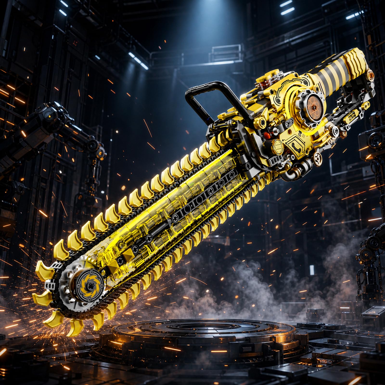 Mechanical Chainsaw Building Set - Adult Model -2