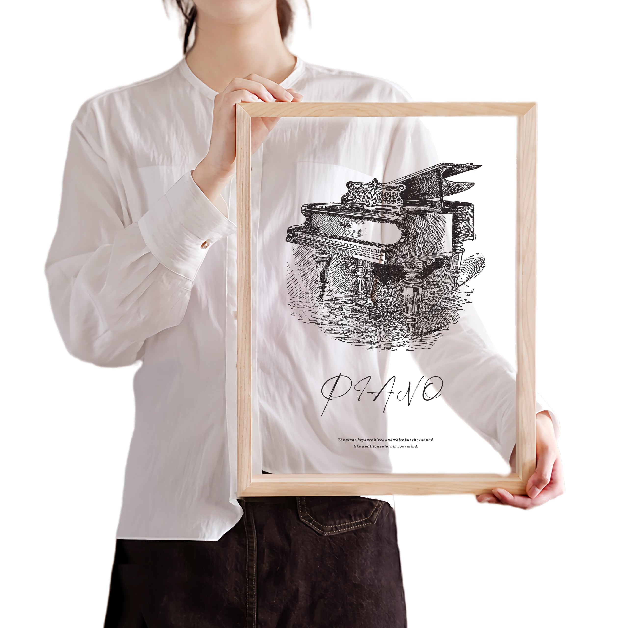 Snapklik.com : Piano Poster Wall Art Music Instrument Piano Art Print ...