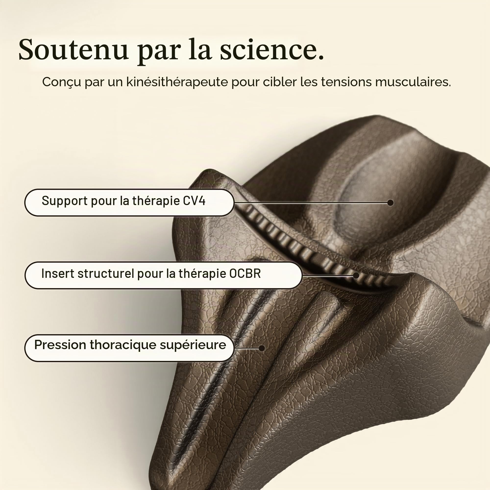 Kanuda Head Nap - Appareil de Traction cervicale pour soulager Les douleurs cervicales et soulager Les tensions - Conçu par Un kinésithérapeute