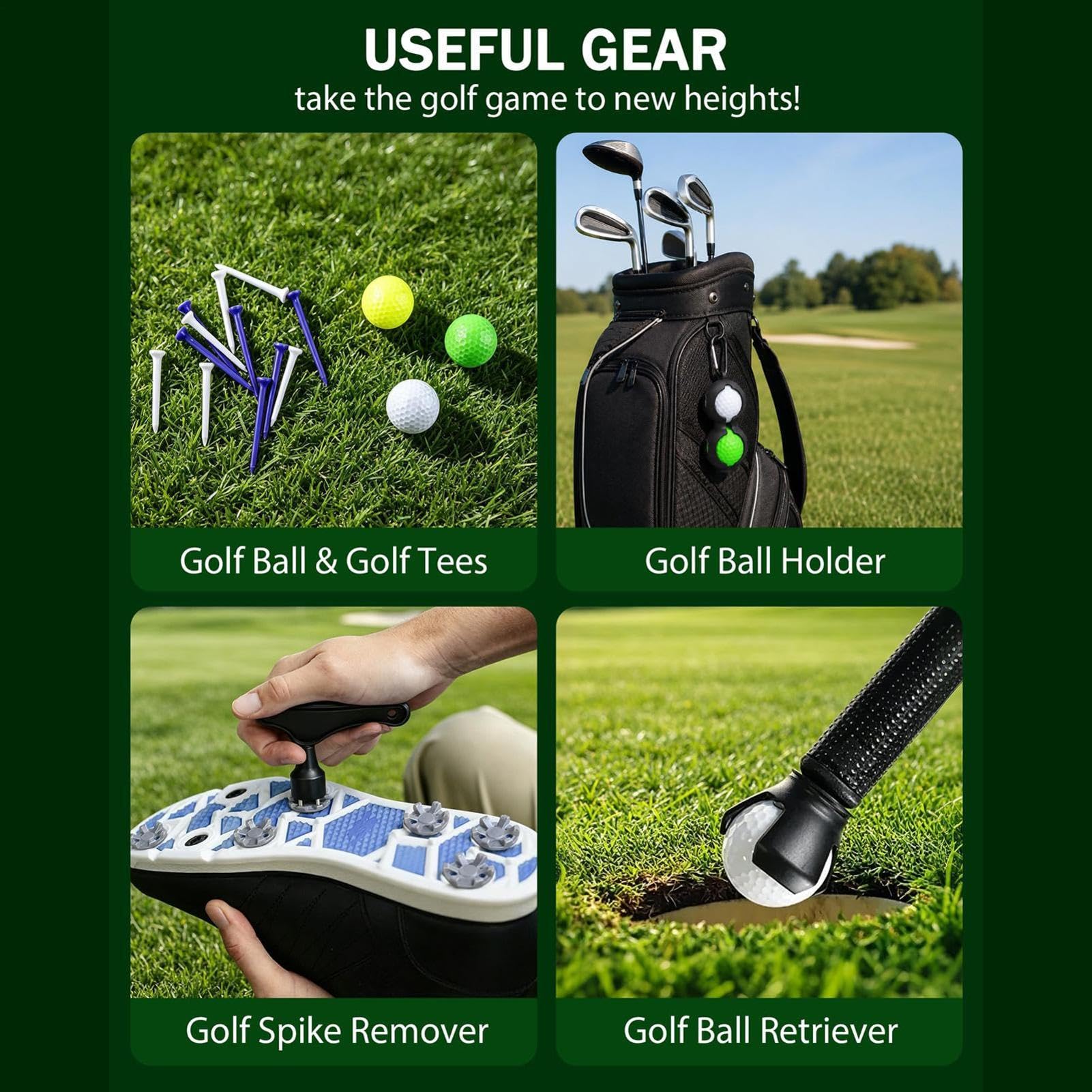 Calendario da golf Natale 2026-24 giorni Accessori da golf