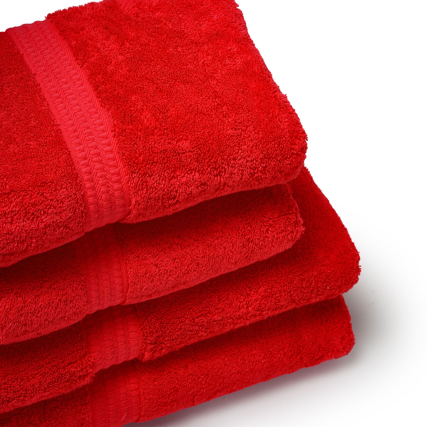 TRAMAS+ Pack 4 Toallas 100% Algodón 700 gr, Lavabo y Ducha
