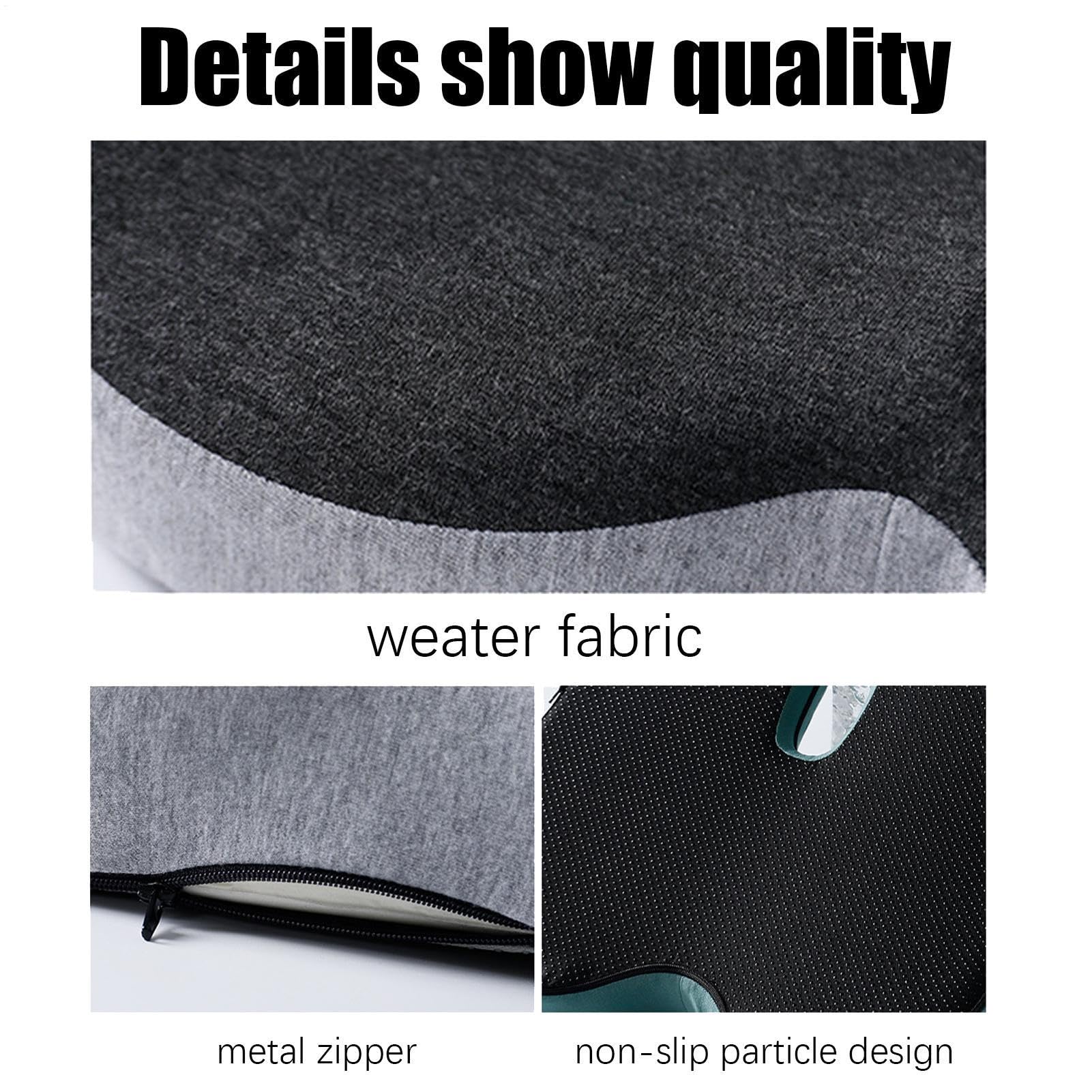 Genérico Cuscino per sedile auto: cuscino per sedile auto | Cuscino in memory foam per sedile conducente di camion, supporto per sedili semi-rimorchi, schienale ergonomico