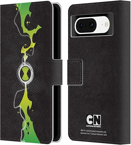 Head Case Designs Officially Licensed Ben 10 Omniverse Omnitrix Graphics Leather Book Wallet Case Cover Compatible with Google Pixel 8