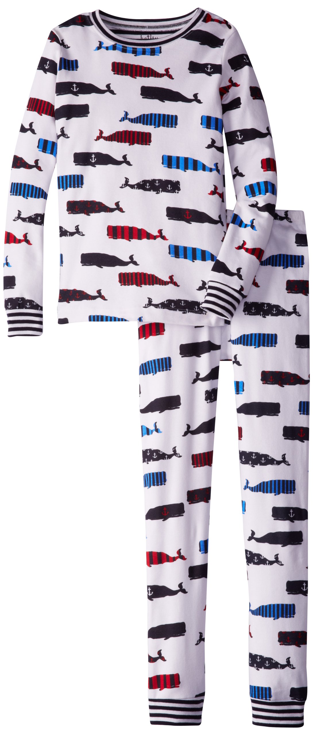 Hatley Big Boys' Pajama Set - Boy Whales