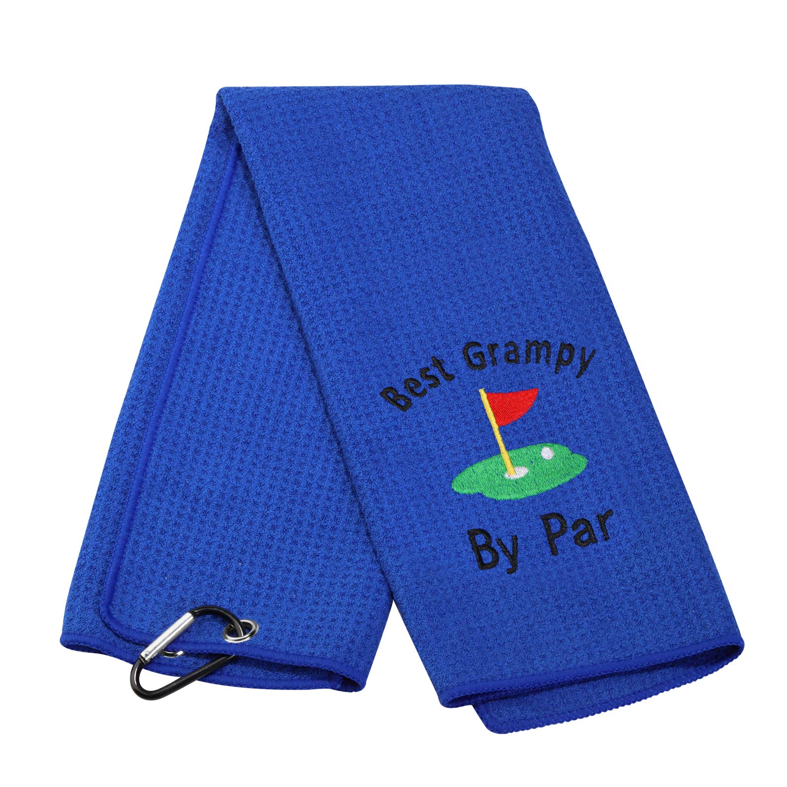 Serviette de golf sur le parcours de golf avec clip pour joueur
